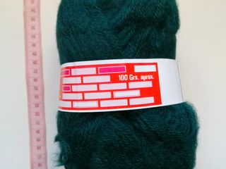 Ovillo lana pelo verde botella CRILPEL 100g