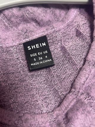 Vestido SHEIN Morado Talla Única