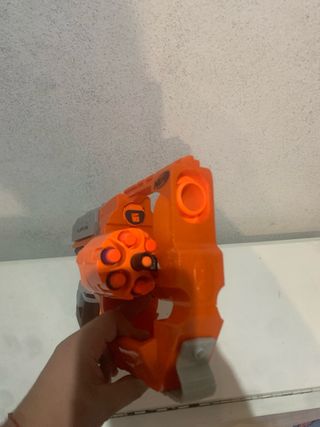 Pistola Nerf FlipFury Zombie