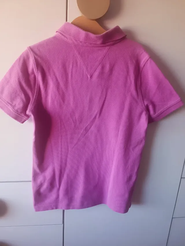 Polo fucsia niño Tommy Hilfiger 8 años 128 cm