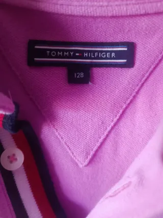 Polo fucsia niño Tommy Hilfiger 8 años 128 cm