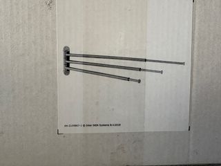 Toallero de pared metálico