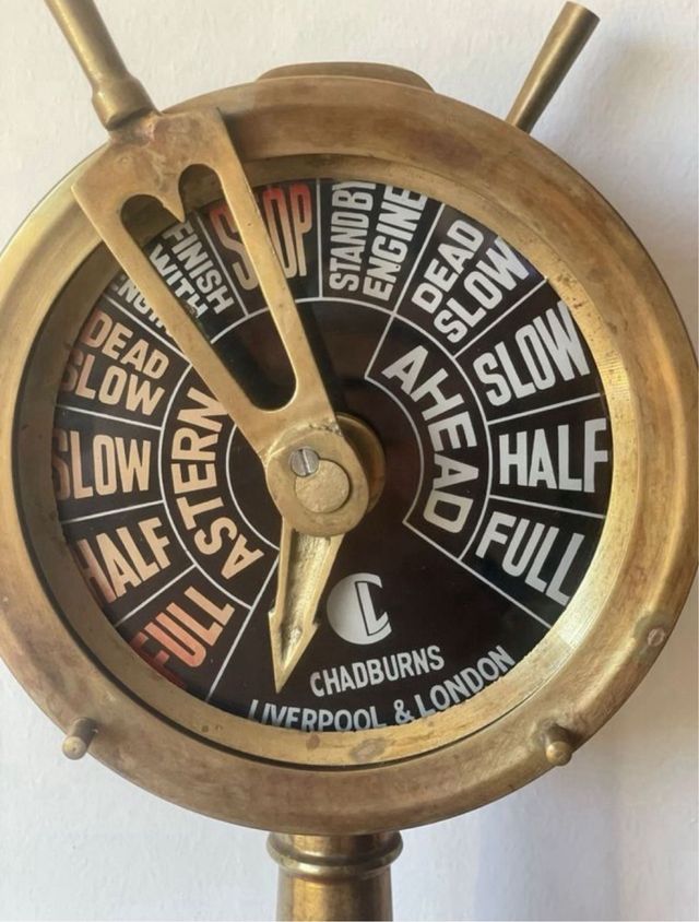 Telégrafo de Barco Chadburns 1960 de Liverpol UK