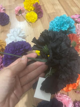 Ramillete Flamenca Negro