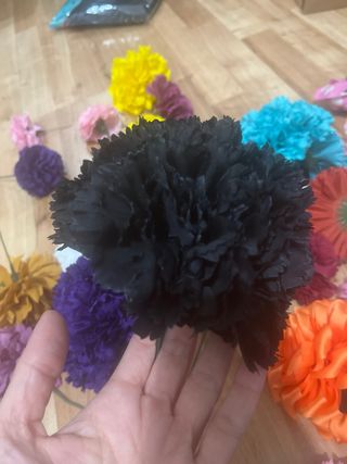 Ramillete Flamenca Negro