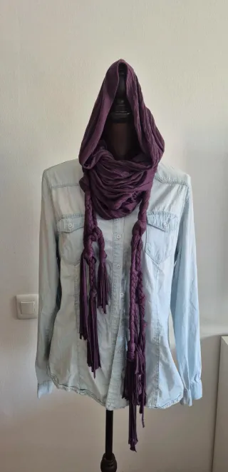 Pashmina Xdye Morada 