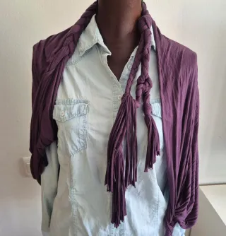 Pashmina Xdye Morada 