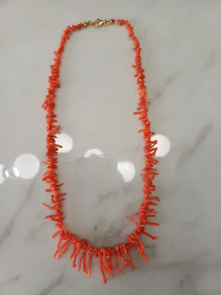 Collana corallo naturale donna