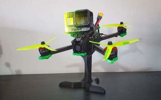 Soporte Drone FPV Carreras Negro/Verde