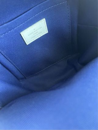 Mochila Louis Vuitton Azul y Blanca