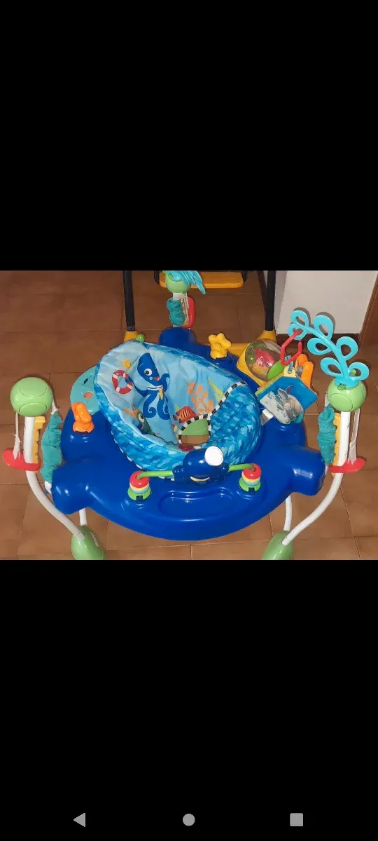 Jumper per bambini blu con giochi