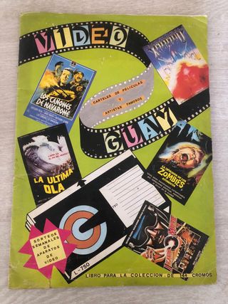 Álbum Cromos súper Guay Películas y Artistas 80’s