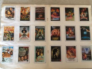 Álbum Cromos súper Guay Películas y Artistas 80’s