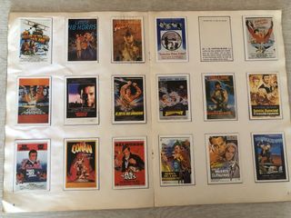 Álbum Cromos súper Guay Películas y Artistas 80’s