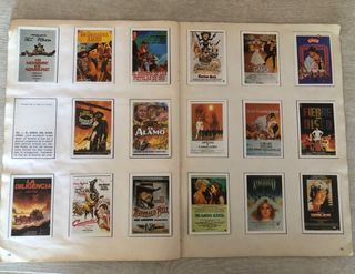 Álbum Cromos súper Guay Películas y Artistas 80’s