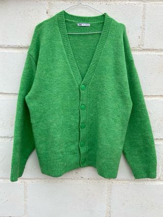 Chaqueta Zara verde