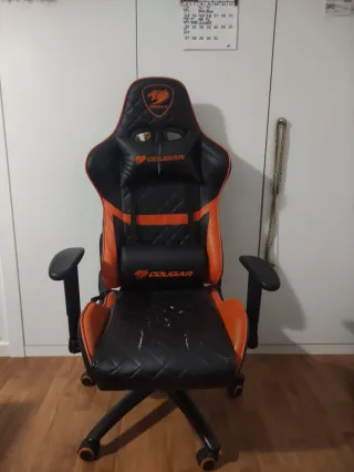 Silla Gaming Cougar Armor One V2 Negra/Naranja