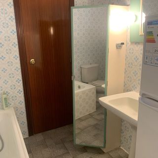 Mueble auxiliar baño madera