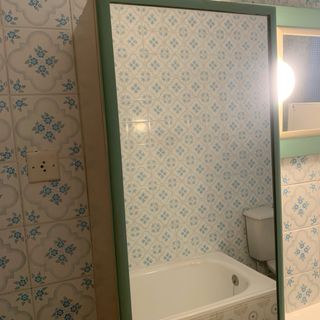 Mueble auxiliar baño madera