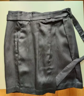 Falda Zara Negra Talla M