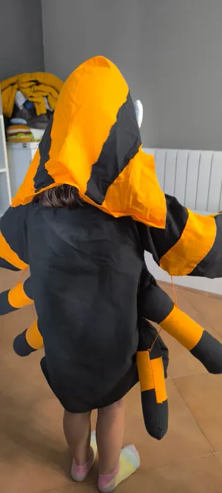 Disfraz Halloween Araña Casero 3-4 Años