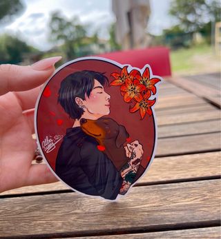 sticker Jungkook y Bam fanart BTS