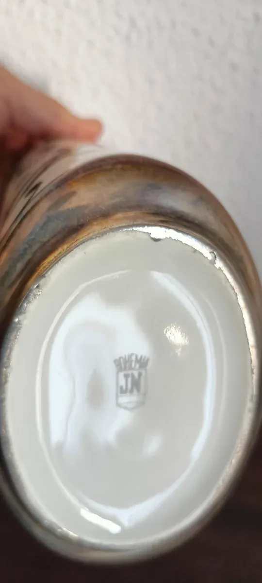 Jarrón Bohemia Porcelana Rosas JN