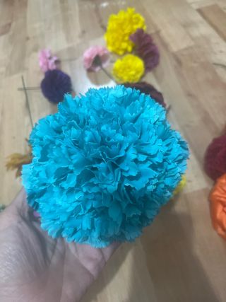 Ramillete Flamenca Turquesa