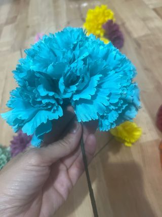 Ramillete Flamenca Turquesa