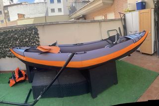Kayak hinchable ITIWIT naranja y gris