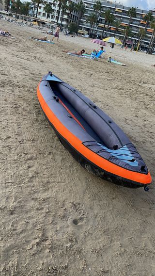 Kayak hinchable ITIWIT naranja y gris