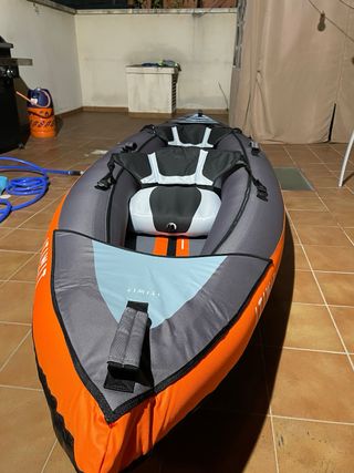 Kayak hinchable ITIWIT naranja y gris