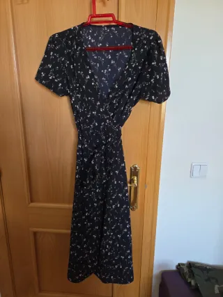 Vestido largo estampado floral