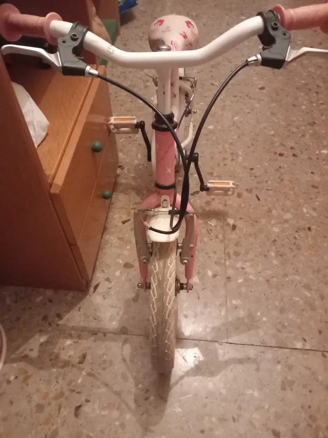 Bicicleta infantil rosa