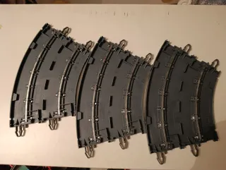 Lote Scalextric Powerline 7Curvas y 8Rectas