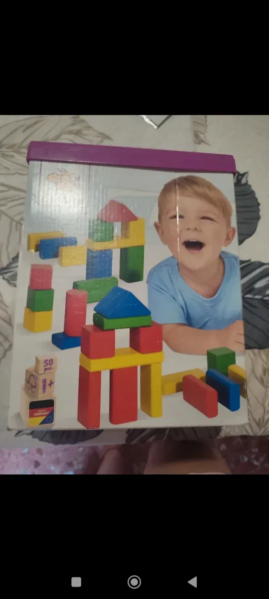 Bloques de madera para construir