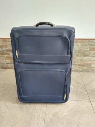 Maleta grande de viaje azul