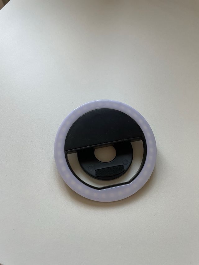 Aro de luz para fotos