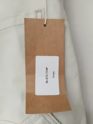 Pantaloni beige donna