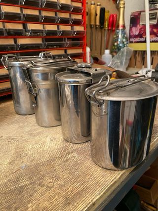 Set Contenitori Cibo Metallo