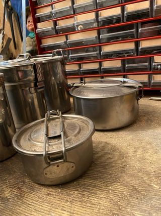 Set Contenitori Cibo Metallo