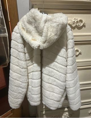 Chaqueta pelo blanco