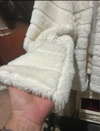 Chaqueta pelo blanco