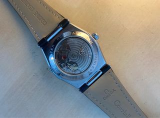Reloj Omega Constellation Negro/Plata