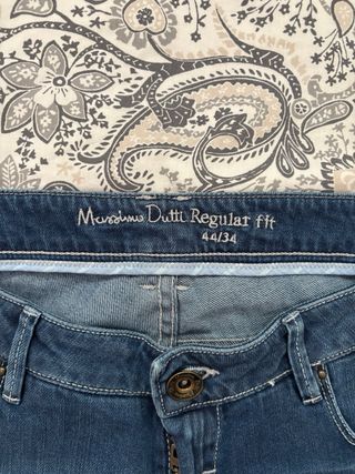 Massimo Dutti Jeans Talla 34 Azul