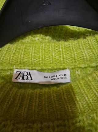 Jersey verde menta tejido
