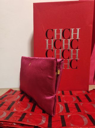Bolso de mano fucsia . Carolina Herrera 