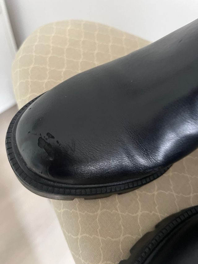 Botines negros Xti con cremallera