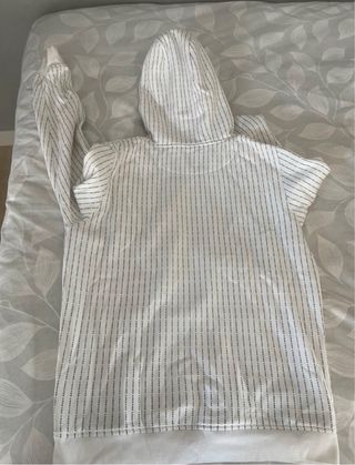 Sudadera Blanca Snipes Rayas