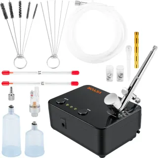 Kit Aerógrafo VEVOR con Compresor
